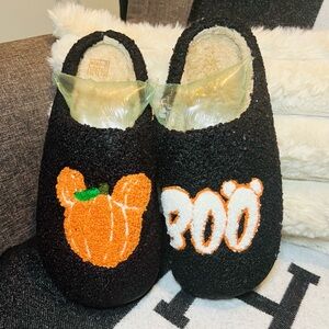 New Disney Mickey Mouse Inspired Halloween Pumpkin Slippers